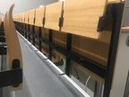 Kabelkanal zwischen den Standrohren
